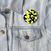 Corey Tiger 80er Retro Yellow Camouflage (Camoufla Button (Beispiel)