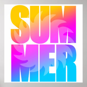 Corey Tiger 80er Sommer Sonne Poster