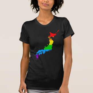 Corey Tiger 80er Style Japan Rainbow T-Shirt