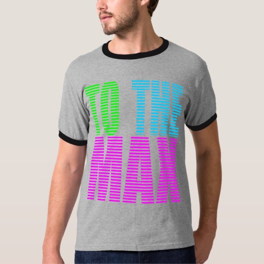 Corey Tiger 80er Style TO MAX T-Shirt (Vorderseite)