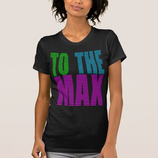 Corey Tiger 80er Style TO MAX T-Shirt (Vorderseite)