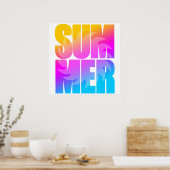 Corey Tiger 80er Summer Sun Poster (Küche)