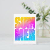 Corey Tiger 80er Summer Sun Postkarte (Stehend Vorderseite)