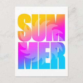 Corey Tiger 80er Summer Sun Postkarte