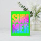 Corey Tiger 80er Summer Sun Postkarte (Stehend Vorderseite)