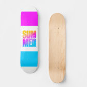 Corey Tiger 80er Summer Sun Skateboard (Vorderseite)