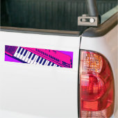 Corey Tiger 80er Synthesizer-Tastatur Autoaufkleber (Auf Lkw)