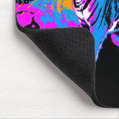 Corey Tiger 80er Tiger-Farbspritzer-Mauspad Mousepad (Ecke)
