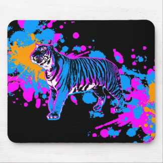 Corey Tiger 80er Tiger Paint Spritzer Mousepad