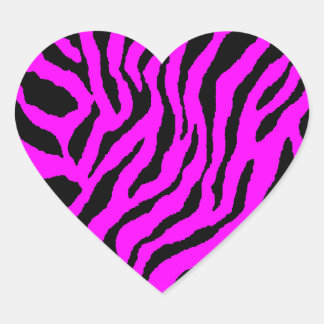 Corey Tiger 80er Tiger Streifen Herz-Aufkleber