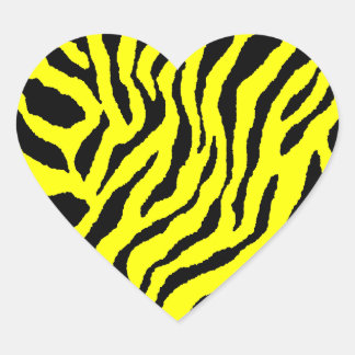 Corey Tiger 80er Tiger Streifen Herz-Aufkleber