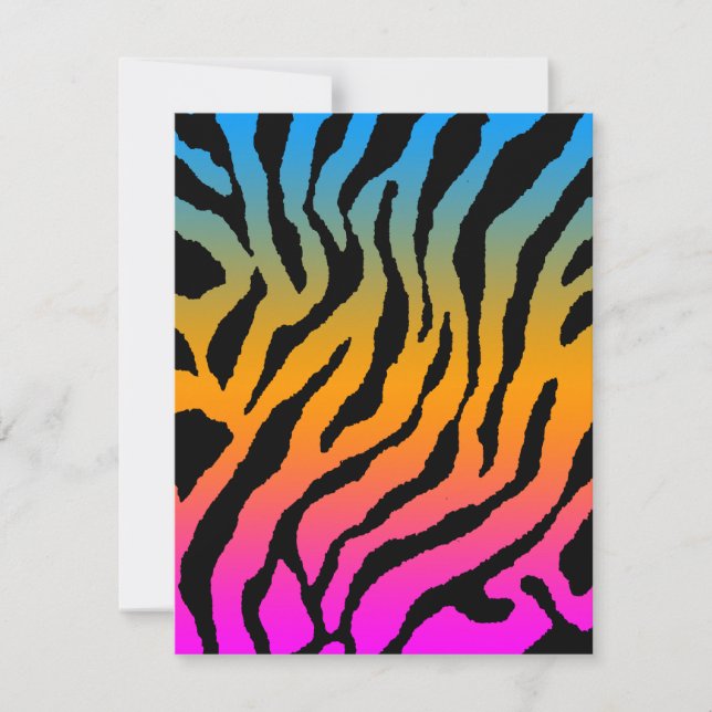 Corey Tiger 80er Tiger Streifen Muster (Vorderseite)