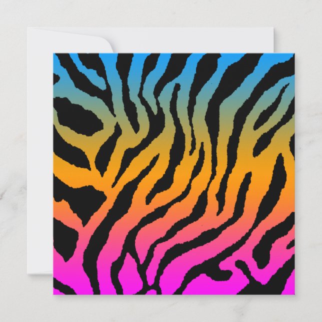 Corey Tiger 80er Tiger Streifen Muster (Vorderseite)