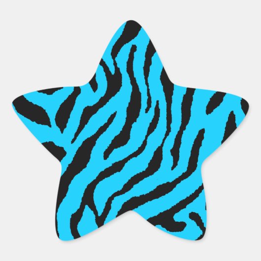 Corey Tiger 80er Tiger Streifen Stern-Aufkleber (Vorderseite)