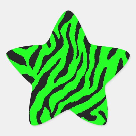 Corey Tiger 80er Tiger Streifen Stern-Aufkleber (Vorderseite)