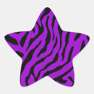 Corey Tiger 80er Tiger Streifen Stern-Aufkleber