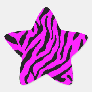 Corey Tiger 80er Tiger Streifen Stern-Aufkleber