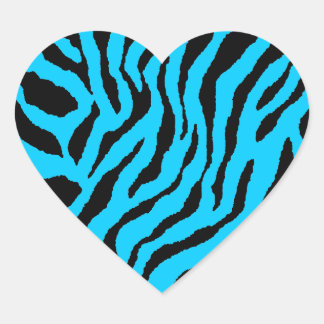 Corey Tiger 80er Tigerstreifen Herz-Aufkleber