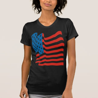 Corey Tiger 80er Vintag amerikanische Flagge T-Shirt