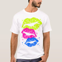 Corey Tiger 80er Vintag Lips & Stars Kisses