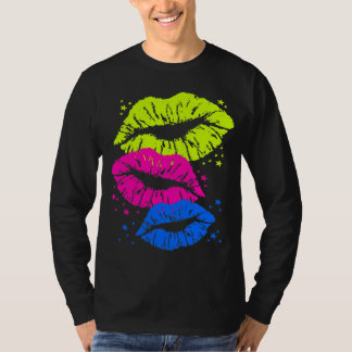 Corey Tiger 80er Vintag Lips & Stars Kisses T-Shirt