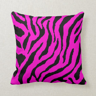Corey Tiger 80er Vintag Neon Animal Stripes Kissen
