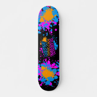 Corey Tiger 80er Vintag New Wave Neon Spritzer Skateboard