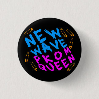 Corey Tiger 80er Vintag New Wave Prom Queen Button