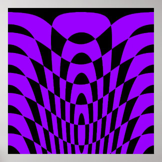 Corey Tiger 80er Vintag Op Art Poster