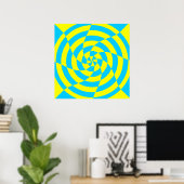 Corey Tiger 80er Vintag Op Art Poster (Heimbüro)