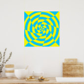 Corey Tiger 80er Vintag Op Art Poster (Küche)