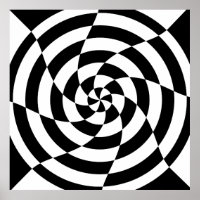 Corey Tiger 80er Vintag Op Art