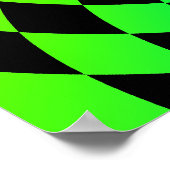 Corey Tiger 80er Vintag Op Art Poster (Ecke)