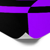 Corey Tiger 80er Vintag Op Art Poster (Ecke)