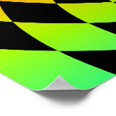 Corey Tiger 80er Vintag Op Art Poster (Ecke)