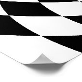 Corey Tiger 80er Vintag Op Art Poster (Ecke)