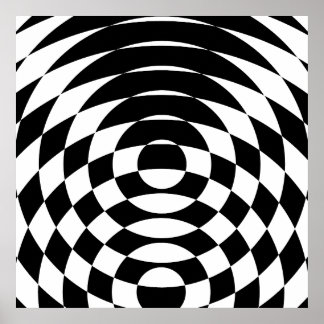 Corey Tiger 80er Vintag Op Art Poster