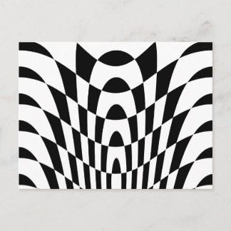 Corey Tiger 80er Vintag Op Art Postkarte
