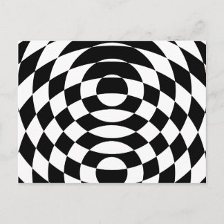 Corey Tiger 80er Vintag Op Art Postkarte