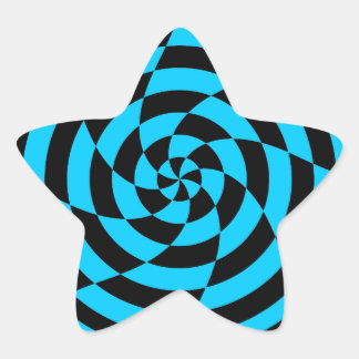 Corey Tiger 80er Vintag Op Art Stern-Aufkleber