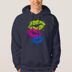 Corey Tiger-80er Vintage Lippen u. hat Küsse in Hoodie