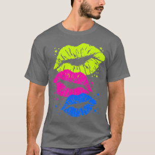 Corey Tiger 80er Vintage Lips & Stars Küsse T-Shirt