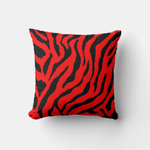 Corey Tiger 80er Vintage Neon-Tierstreifen Kissen