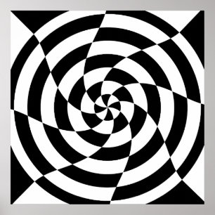 Corey Tiger-80er Vintage OPkunst Poster