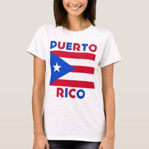 Corey Tiger-80er Vintage Puerto- Ricoflagge T-Shirt