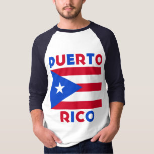 Corey Tiger-80er Vintage Puerto- Ricoflagge T-Shirt