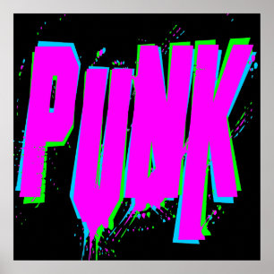 Corey Tiger 80er Vintage PUNK Poster