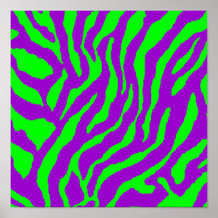 Corey Tiger-80er Vintage Tiger-Streifen Poster