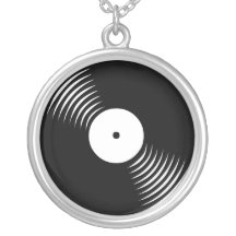 Corey Tiger 80er Vinyl Record Necklace