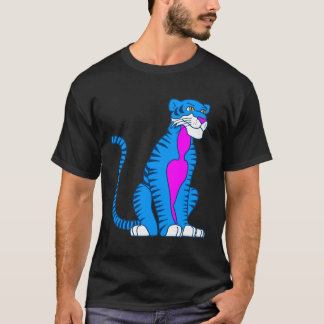 COREY TIGER 80's ALERT BLAUE TIGER T-Shirt